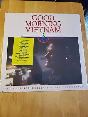 Good Morning Vietnam Soundtrack Lp * A&m Label 1988 Sealed Small Cutout  • $25