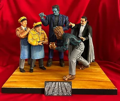 Aurora Monster Scenes Scale Frankenstein Photo 5 Resin Model • $349