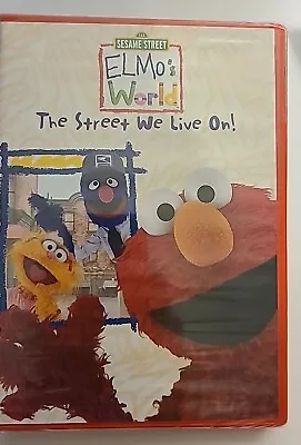 NEW Sesame Street Elmo's World: The Street We Live On! DVD Kids Learning 52 Mins • $8.96