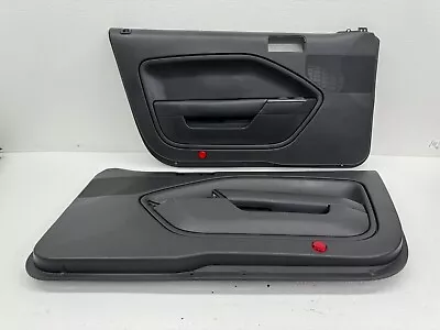 2005-2009 OEM Ford Mustang Charcoal Black Base Front Door Panels |U6455 • $240