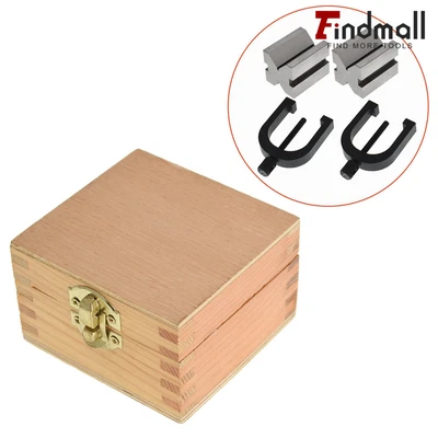 $42.99 • Buy V-Block And Clamp Set Hardened Steel 90 Degree Angle 1-5/8  X 1-1/4  X 1-1/4 