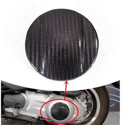 Carbon Fiber Scooter Transmission Engine Cover Stator Cap For Vespa GTS300 • $50.59