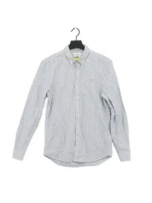 Farah Men's Shirt S Multi Striped 100% Cotton Basic • £12.40