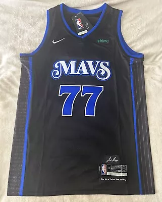 Luka Doncic Dallas Mavericks #77 City Edition Jersey! Stitched New. Large • $18.99