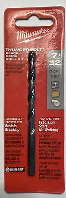 MILWAUKEE 7/32 In. (556 Mm) Black Oxide Drill Bit 48-89-2720 • $8.70