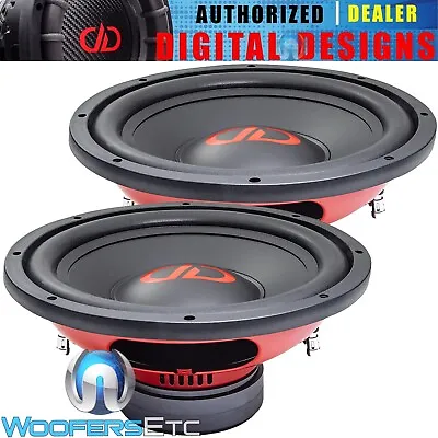 (2) DD AUDIO SW12a-D4 12  SUBS 600W DUAL 4-OHM CAR SUBWOOFERS BASS SPEAKERS NEW • $238