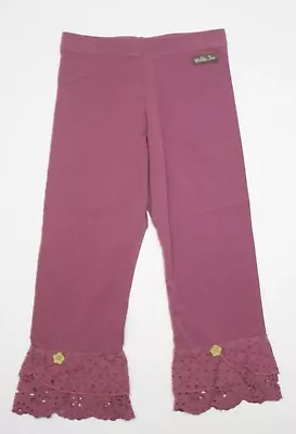 Girls Matilda Jane Enchanted Garden Playful Palette Scrappy Leggings Size 8 • $16.95