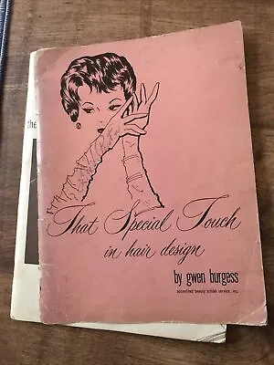 That Special Touch In Hair Design Burgess. 1959. Hairdressing. Hair Styling. • £6.50