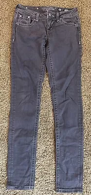 Womens Miss Me Jeans Skinny Black Size 26 • $25