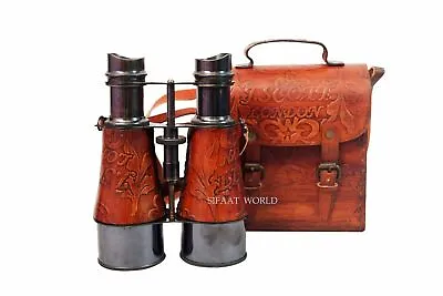 6  Nautical Vintage Style Antique Brass Binoculars For Bird Watching Travelling • $70.75