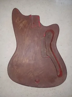 Vintage 1966 Harmony Bobkat Guitar Body  Stripped Of The Original Paint... • $18