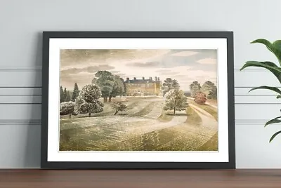 £11.99 • Buy Eric Ravilious Buscot Park House FRAMED WALL ART POSTER PAINTING PRINT 4 SIZES