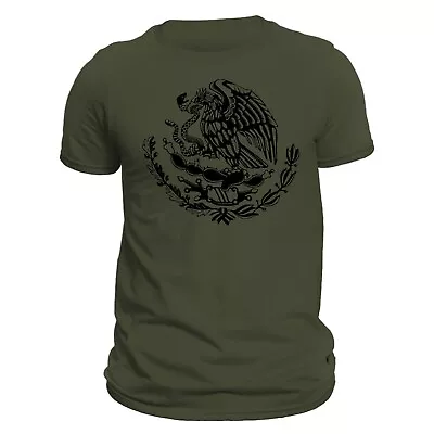 Mexican Flag Eagle T-Shirt- Playera De Bandera De Mexico Con El Aguila • $17.99