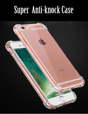 $4.95 • Buy IPhone 11 Pro MAX XS XR XS 8 8+ 7 6S 5S SE Plus Soft Clear Case Shockproof HQ