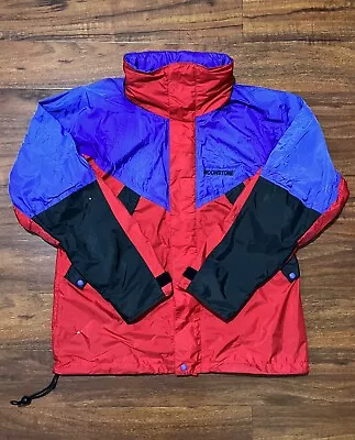 Vintage 90s Moonstone Goretex Jacket Fully Lined Gorpcore Medium SMALL HOLE • $30