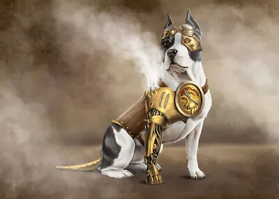 Steampunk Amstaff PREMIUM POSTER FILM PRINT HIGH QUALITY Thick Paper • $9.59
