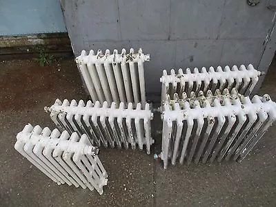 £145 • Buy Small Victorian Cast Iron Radiator Radiators Floor Standing 4 Column - See List