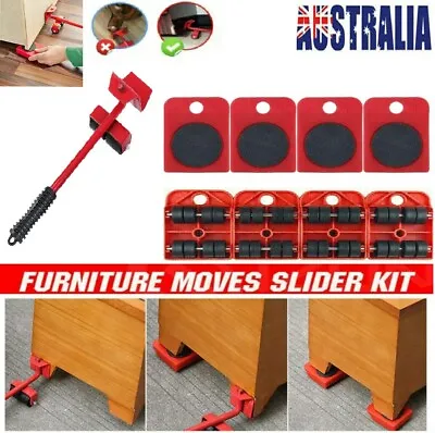 $24.99 • Buy 4PCS Furniture Lifter Heavy Roller Move Tool Set Moving Wheel Mover Sliders Kit