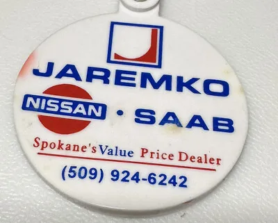 Spokane Valley Washington Jaremko Saab Dealership Auto Car Dealer Motor Keychain • $17.99