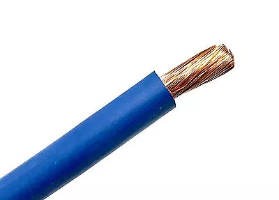 20 FT BLUE 6 Gauge AWG Welding Lead Battery Cable Copper Wire MADE IN USA  • $27.94