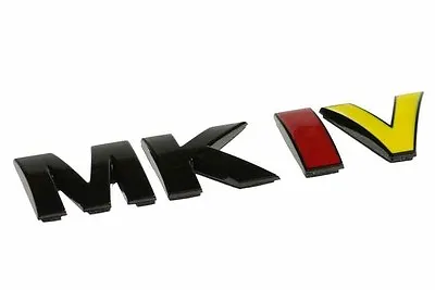$7.90 • Buy MK4 Rear Trunk Badge Emblem   MKIV   German Flag Colors For VW Golf Jetta GTi