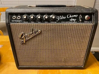 1966 Vintage Fender Vibro Champ Amp  • $1825