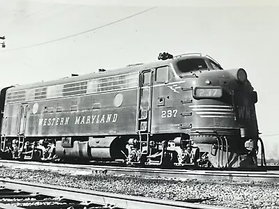 DH) Artistic Photograph 1974 Western Maryland Railroad Train Engine 237 • $14.50