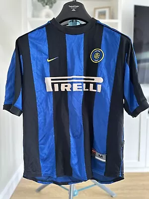 Men’s Nike Inter Milan Home Shirt 1999-00 Size M - Authentic • £21