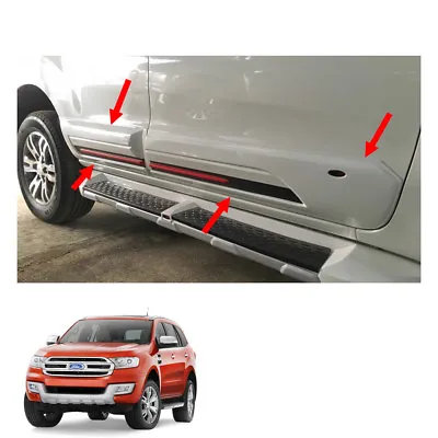 $324.40 • Buy 2015 2018 Side Door Body Cladding V3 Painted 4 Pc Fits Ford Everest Endeavour