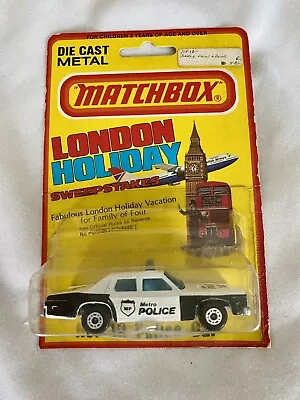 Matchbox Superfast No 10 Plymouth Grand Fury Police Car Sealed On Card • £5.50