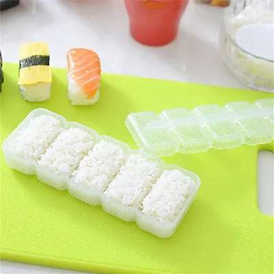 £2.02 • Buy Japan Nigiri Sushi Mold Rice Ball 5 Rolls Maker Non Stick Press Bento TooHFU*YB