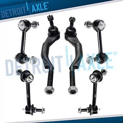 Front & Rear 6pc Kit: 4 Stabilizer Bars + Outer Tie Rods For Trailblazer Envoy • $54.39