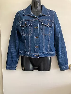 Sportsgirl Blue Denim Long Sleeve Short Jacket | Size 12 | Pockets VGC • $26