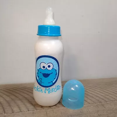 Reborn Faux Fake Formula Milk Baby Bottle 8 Oz Sesame Street Cookie Monster  • $9.99