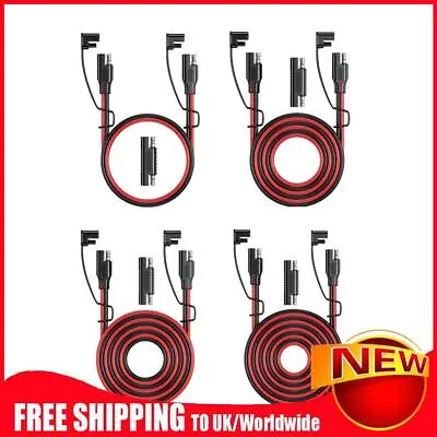 Car Extension Cable SAE To SAE 12V-36V Plug Wire Connector Cable 16AWG Dustproof • £5.15