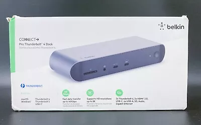 Belkin CONNECT Pro Thunderbolt 4 Dock (US Plug)- 12 Ports 40Gbps 8K 90W USB-C • $224.99