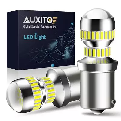 AUXITO 1156 BA15S P21W 7506 LED Projector Backup Reverse Light Bulb 2800LM 6000K • $14.99