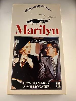 How To Marry A Millionaire (VHS) 1953 Marilyn Monroe Betty Grable TESTED • $3