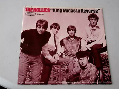 Hollies~ King Midas In Reverse~ Mega Rare~ Title Strip & Picture Sleeve ~pop • $29.99