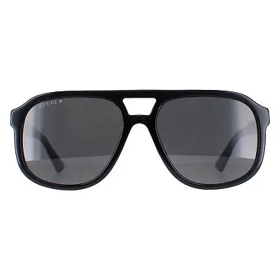 $480.70 • Buy Gucci Sunglasses GG1188S 001 Black Grey Polarized
