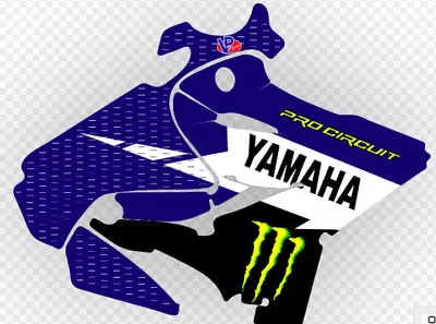 YAMAHA YZ 125 & 250 2015-2021 Ryan Villopoto Replica Graphics Kit • $149.95