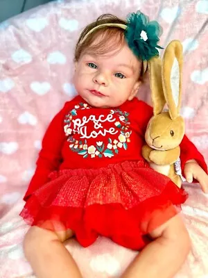 Reborn Baby 19'' Ligia Vittore's Taynan By Marcia Bukowski • $390