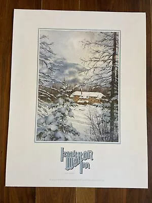 Izaak Walton Inn In Essex Montana Poster 22 X 17 • $25