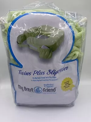 My Brest Friend Twins Plus Nursing Pillow Slipcover Sleeve -  Light Green Soft • $18