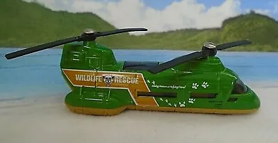 Vintage Mattel Matchbox Wildlife Rescue Transport Helicopter 2001 • $14.99