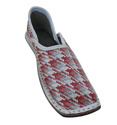 Shoes Indian Handmade Leather Men Jutties Size Mojaries Jutti Flat Khussa US 12 • $49.49