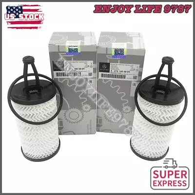 OEM 2x Mercedes Benz C CL CLS E GL GLC GLE GLK ML R S Engine Oil Filter Kit US • $20.99