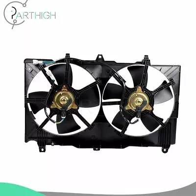 Radiator Condenser Cooling Fan Assembly Electric For 2004 2005 2006 Nissan 350Z • $74.70