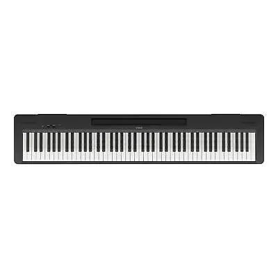 Yamaha P-143 88 Weighted Key Digital Piano Black W/ Power Supply Sustain Pedal • $499.99