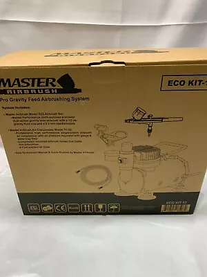 Master Airbrush ECO KIT-17 Pro Gravity Feed G22 TC-20 Set *New • $95.25